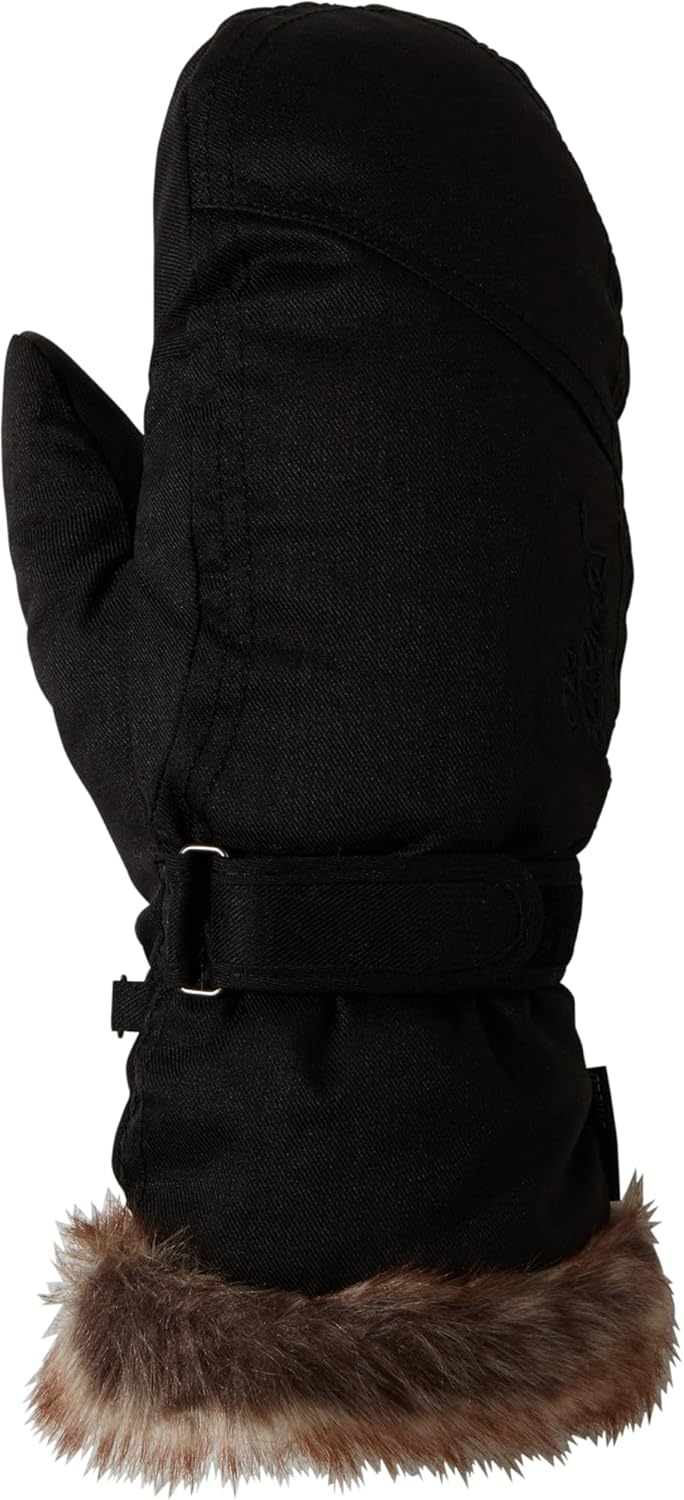 Ziener Damen KEM Mitten Lady Glove Ski-Handschuhe/Wintersport | Warm, Atmungsaktiv 8 black-stru, 8 b