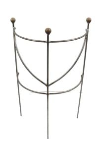 Hirsch Terracotta Staudenhalter halbrund H:50 B:50 T:25cm stabil massiv Vollmaterial 6 mm, Pflanzens