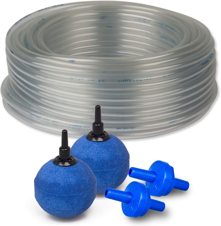 Teich Eisfreihalter Set XL inkl. regelbarer Luftpumpe OSAGA MK-9502 und Zubehör, für einen eisfreien