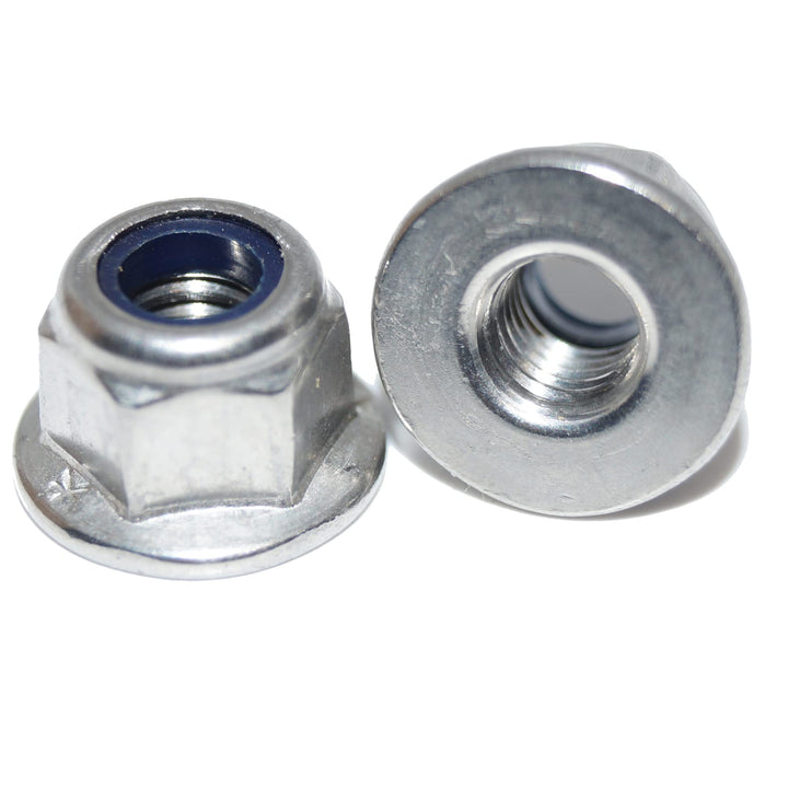 Flanschmuttern M6 100 Stück Gleitmo selbstsichernd ohne Sperrverzahnung DIN 6926 A2 Edelstahl Mutter