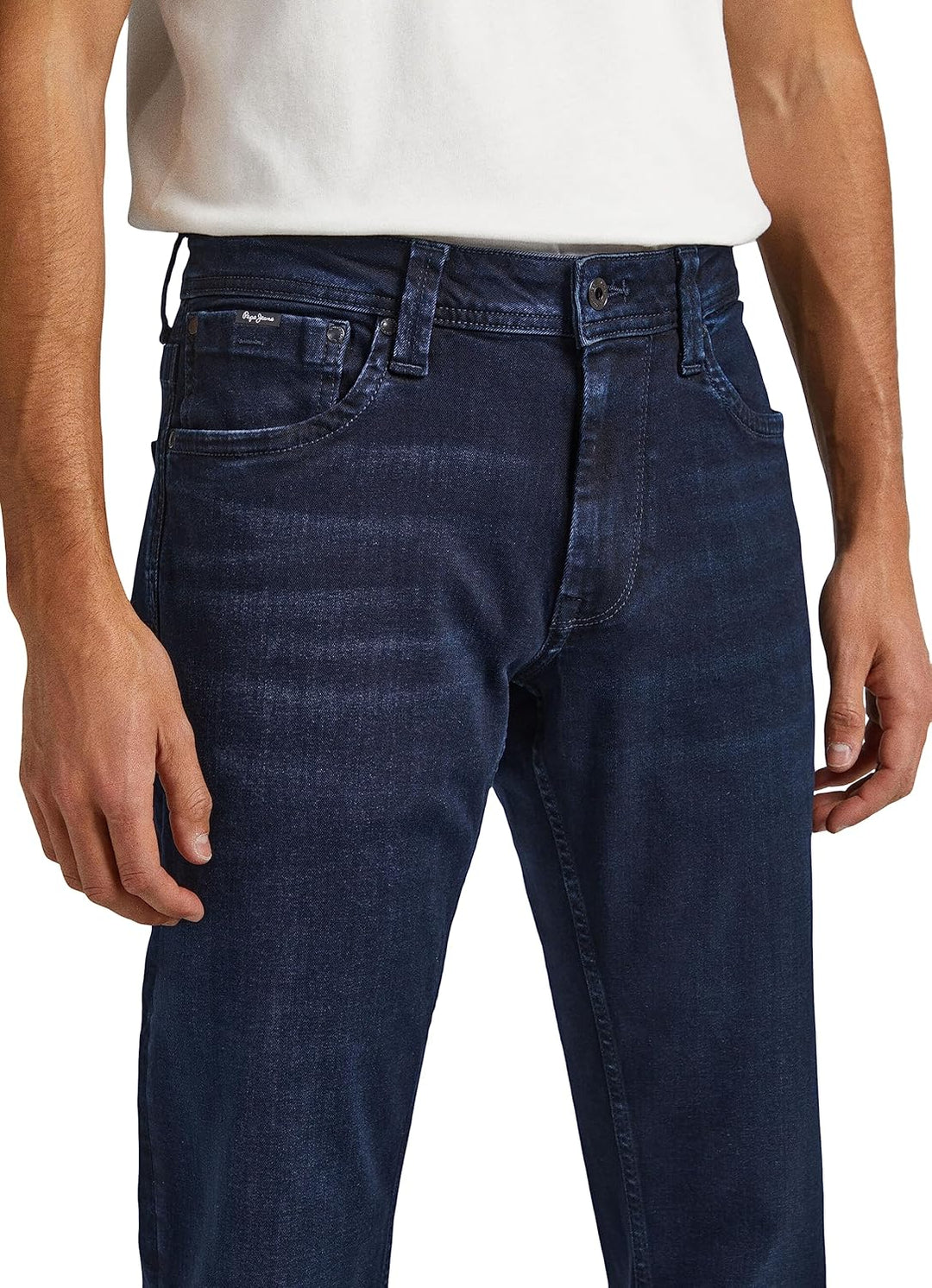 Pepe Jeans Herren Kingston Zip Jeans 30W / 34L Blue (Denim-wn8), 30W / 34L Blue (Denim-wn8)