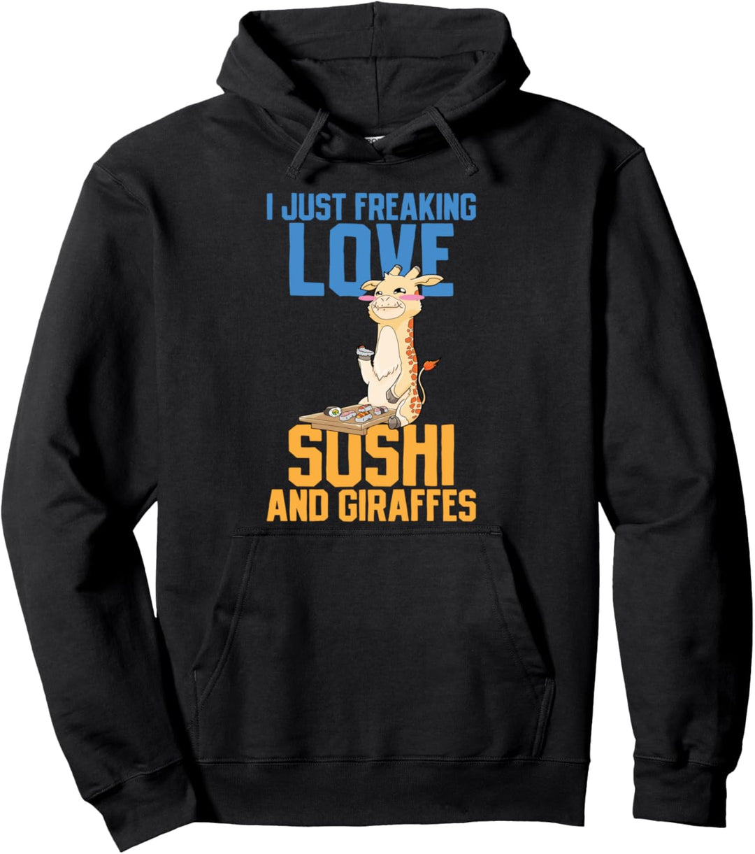 Sushi Giraffe Kawaii Pullover Hoodie