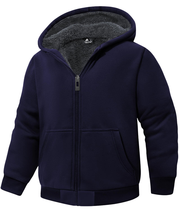 LLdress Fleecejacke Jungen Kapuzenpullover Mit Zipper Kinder Hoodie JungnsWarm Kapuzenjacke Causal W