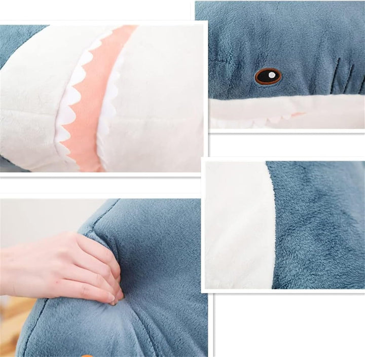Herfair Plüschtier Wal Hai Grosses Kuscheltier Weich Plüsch Spielzeug Umarmungskissen Tier Kissen De