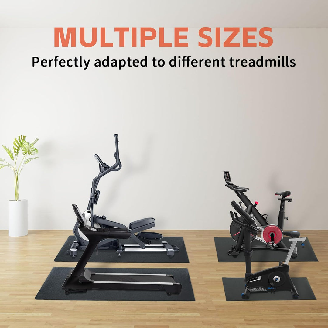AKOZLIN Bodenschutzmatten, 6mm Hochdichte PVC-Bodenschutzmatten für Sportgeräte, Fitnessgeräte, Cros