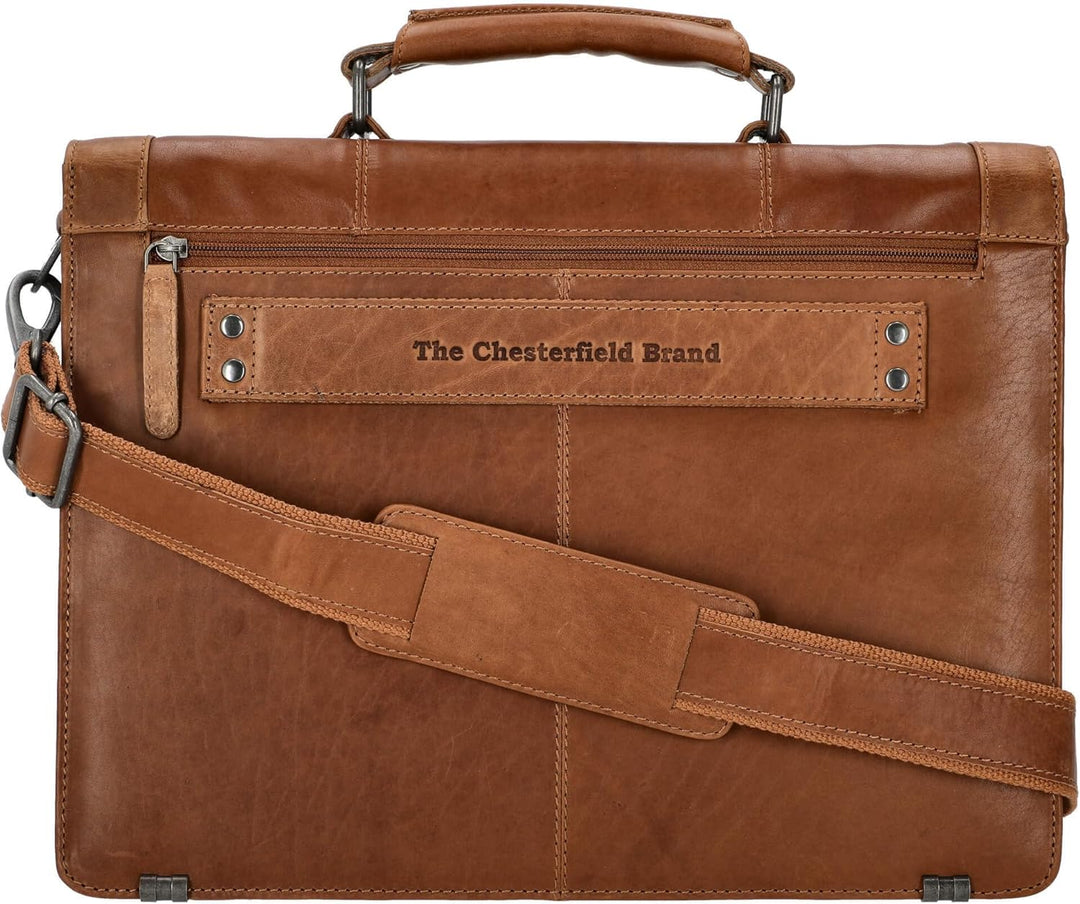 The Chesterfield Brand Stuttgart - Aktentasche 14" 38 cm Cognac, Cognac