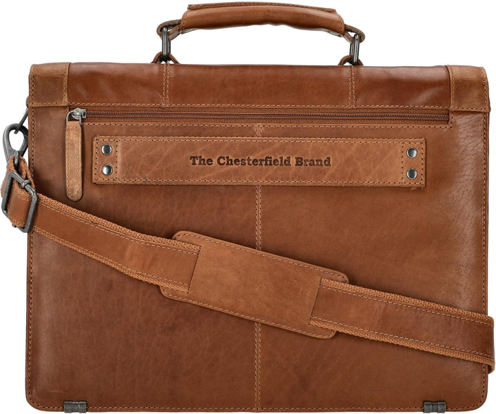 The Chesterfield Brand Stuttgart - Aktentasche 14" 38 cm Cognac, Cognac