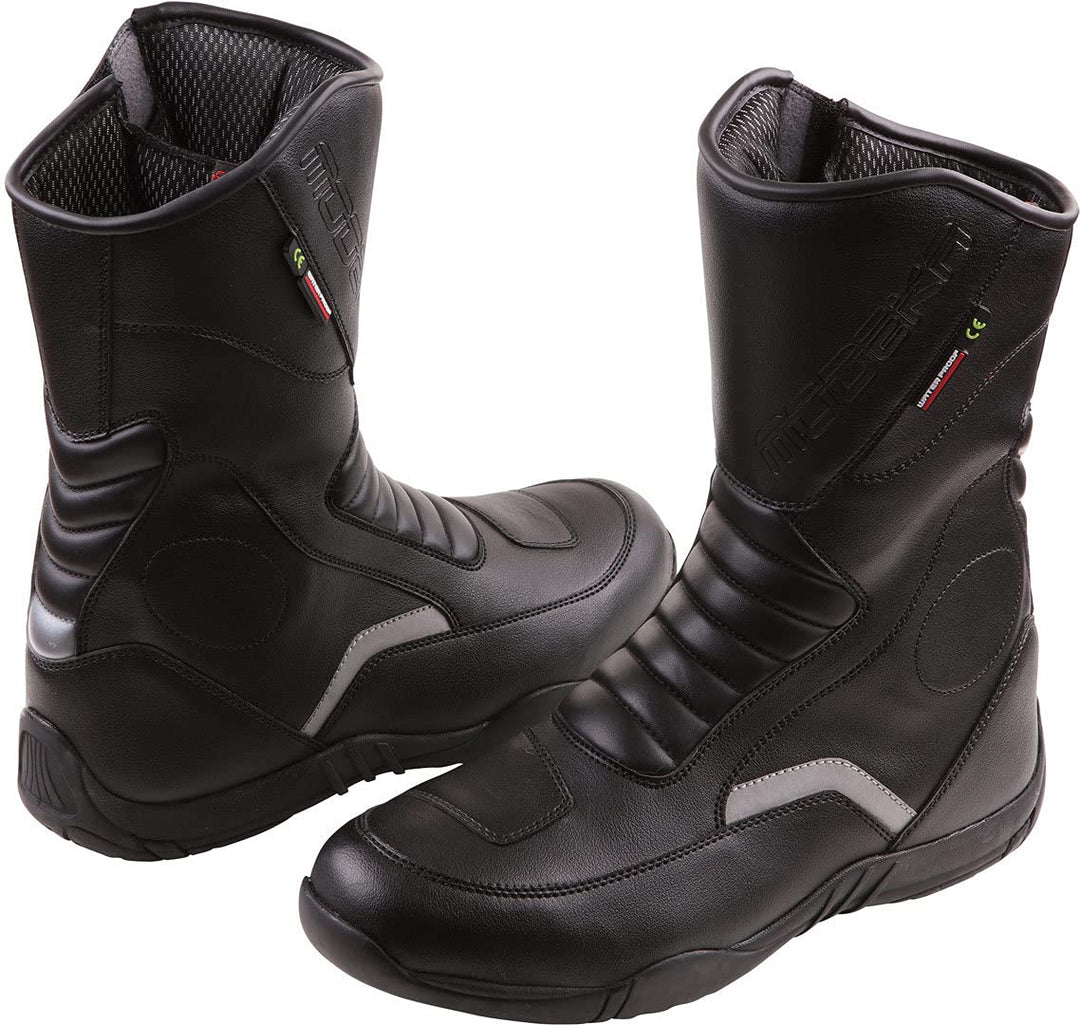 Modeka Blaker Motorradstiefel 46 EU Schwarz, 46 EU Schwarz