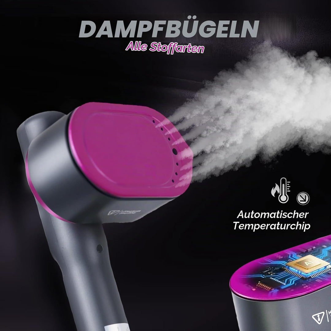 Reisedampfbügeleisen mit LCD-Display