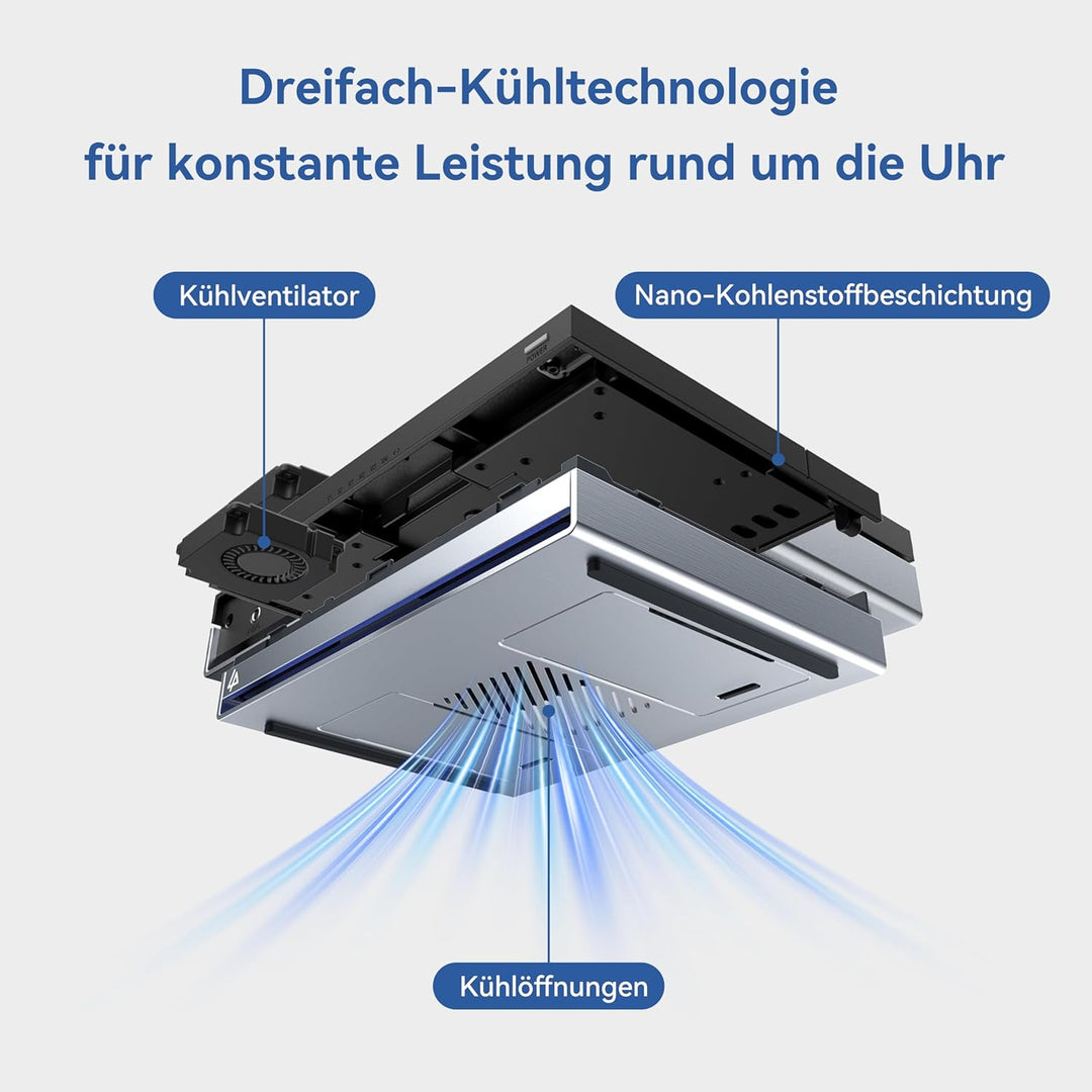 LincStation N2 6-Bay NAS-Server - Intel N100 Quad-Core | 16GB LPDDR5 | 128GB eMMC | 10GbE | 2X SATA