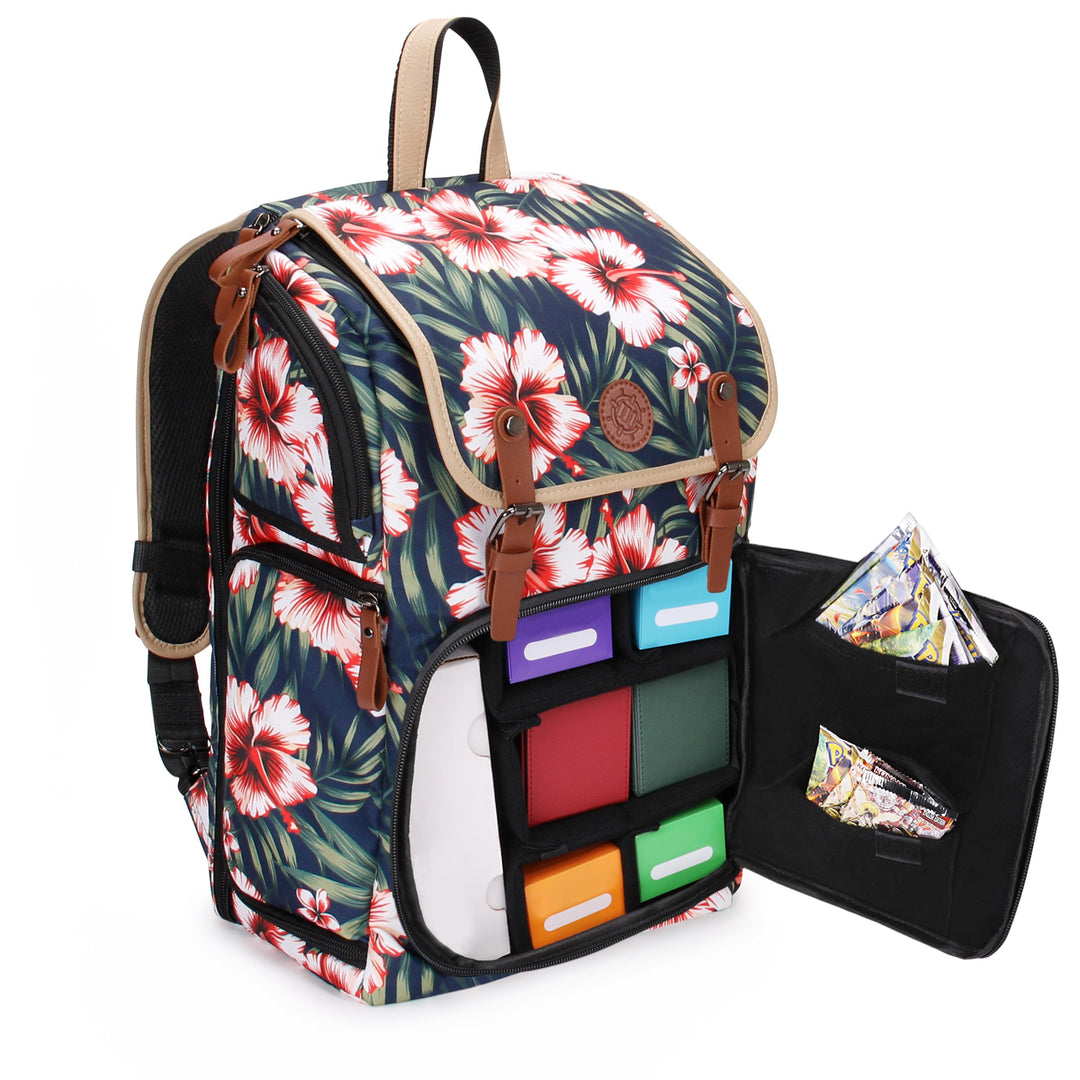 ENHANCE Sammelkarten-Aufbewahrungsbox, Rucksack in voller Grösse für Spielkarten – Platz für Karteno
