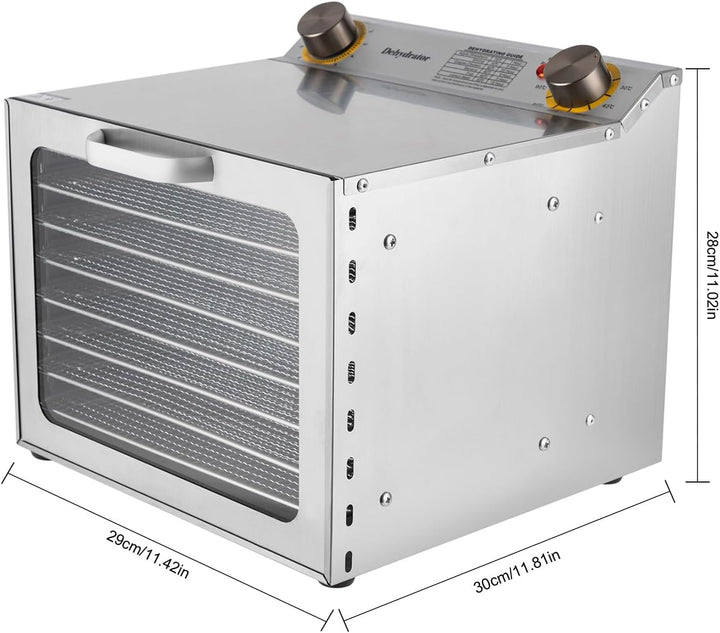 Lebensmittel-Trocknungsmaschine aus Edelstahl, Lebensmittel-Dehydrator-Maschine, Trockentrockner, fü