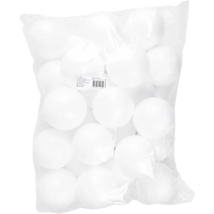 Creativ Styroporkugeln, D: 10 cm, Weiss (25 Stück)
