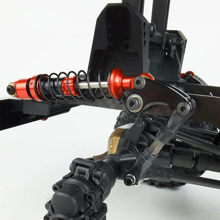 AXspeed 2 Stück 80 mm Metall-Stossdämpfer Cantilever Suspension Kit für 1: 10 TRX4 RC Crawler Car Up