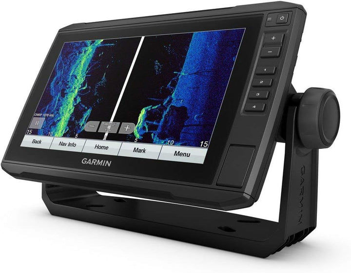 Garmin ECHOMAP UHD Fischfinder Displaygrösse 9 Zoll, Echolot integriertes Chirp, UHD ClearVü und UHD