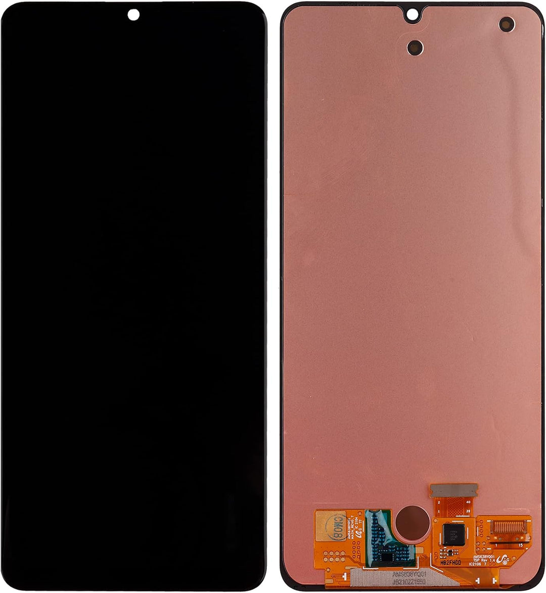 swark AM-OLED Kompatibel mit Samsung Galaxy A32 4G & M32 4G (Schwarz Ohne Rahmen) LCD Display Touch