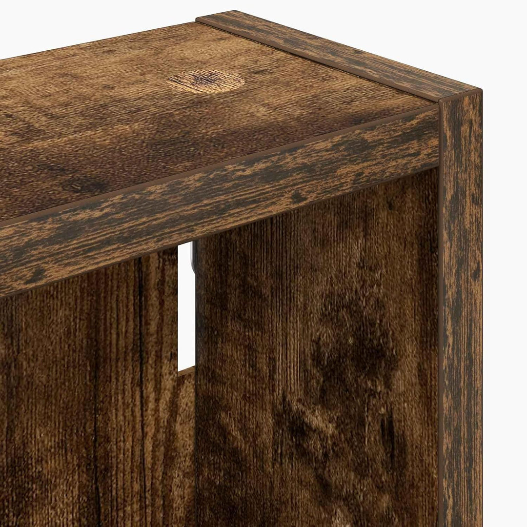 vidaXL Badezimmer-Wandschrank Geräucherte Eiche 20 x 10 x 50 cm, Moderner Badschrank, rechteckiges R