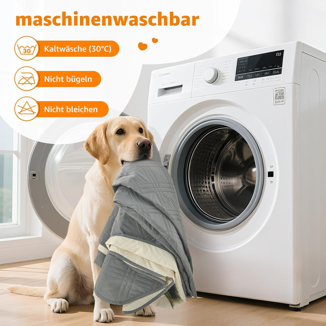PICK FOR LIFE 137x208cm wasserdichte Hundedecken, extra gross und Waschbar Haustier Decke für Hunde,