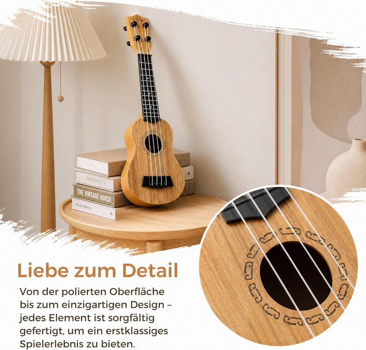 Fake-Ukulele, Anfänger, Akustikinstrument, für Erwachsene, Kinder, 1 Stück