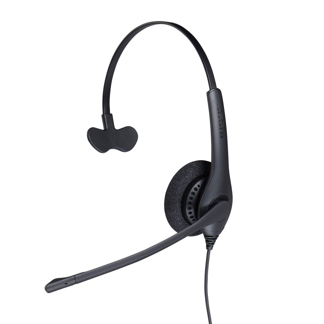 Jabra Biz 1500 USB-A On-Ear Mono Headset - Kabel-Kopfhörer mit geräuschunterdrückendem Mikrofon, Bed