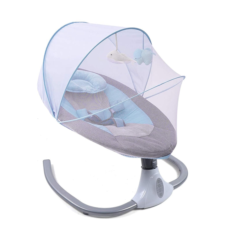 Baby Schaukelstuhl Baby Prahler für 0-12months 3-12KG, Eingebauter 12-Musik-MP3-Player, Elektrische