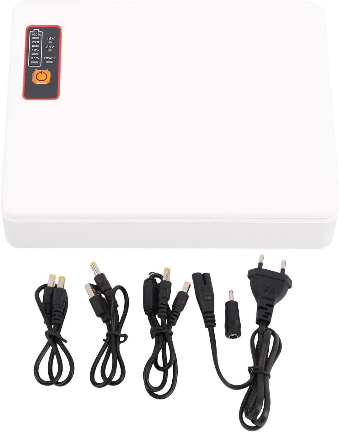 Asixxsix Mini USV DC 20000 MAh Batterie Backup, Unterbrechungsfreie Stromversorgung mit Betriebsanze