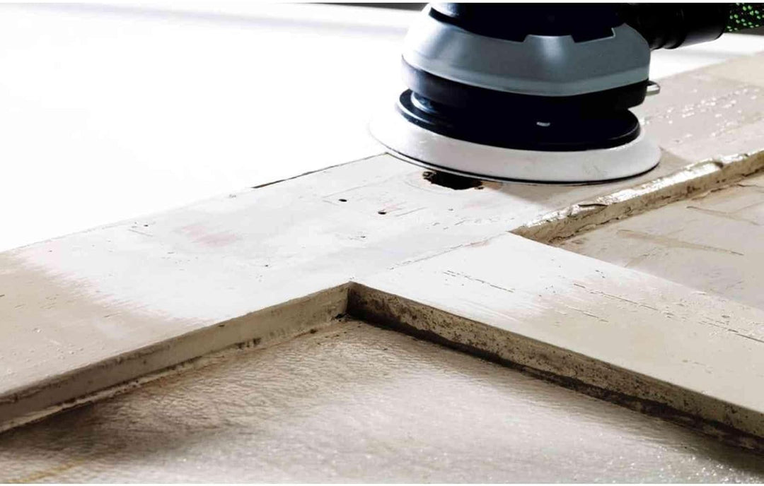 Festool Exzenterschleifer ETS 150/5 EQ-Plus (mit Schleifteller Ø 150 mm MULTI-JETSTREAM 2 (weich W-H