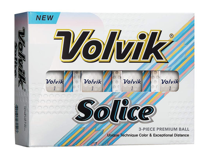 Volvik Solice Golfbälle Weiss, Weiss