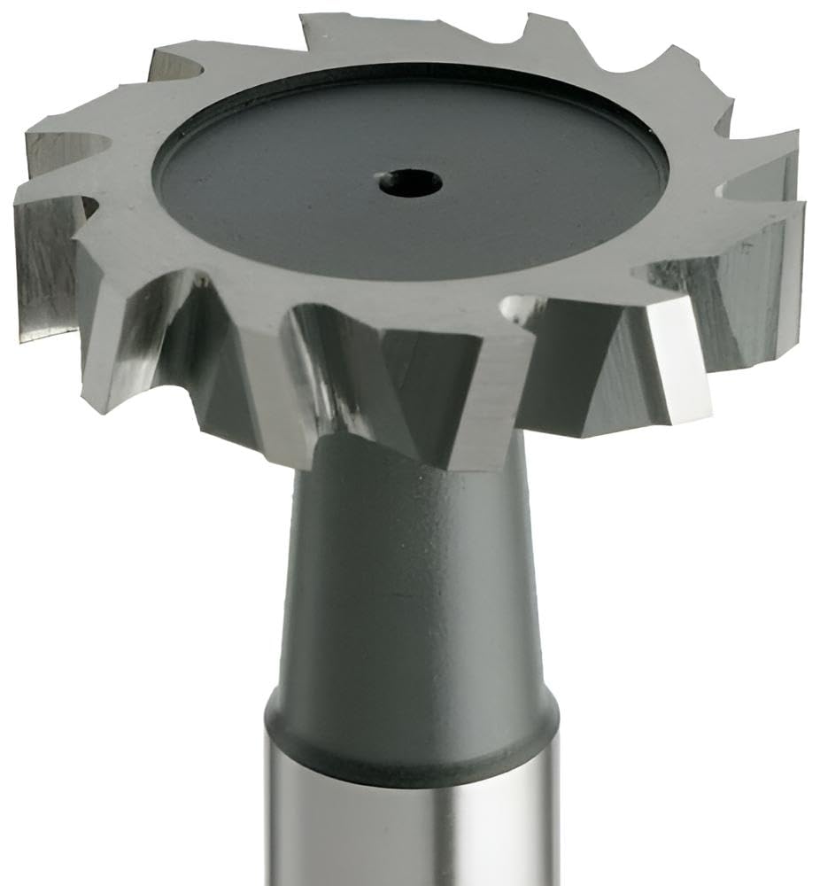 HSSE-Schlitzfräser, T-Fräser, T-Nutenfräser, kreuzverzahnt, DIN850, Z=8, Typ N, HB (19,5 x 6 x 63 -