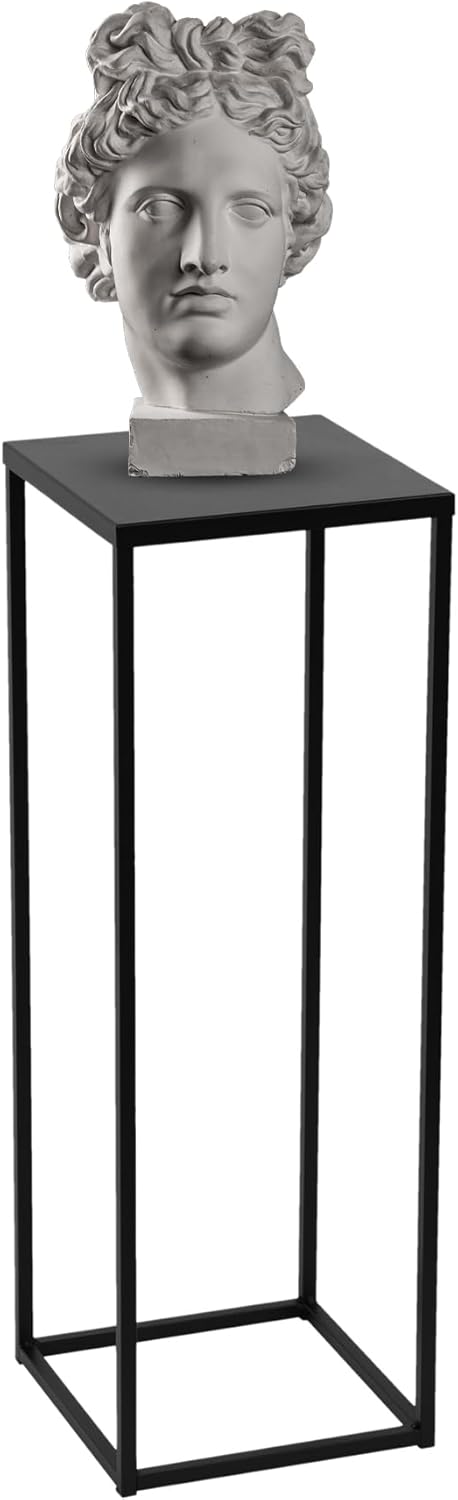 Pflanzenständer Ferro - 24x24x70cm - Farbe Schwarz - für Zimmerblumen - Metallregal - Dekorativer Ti