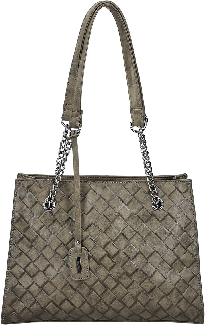 Rieker Damen H1336 Shopper, S Grün, Grün