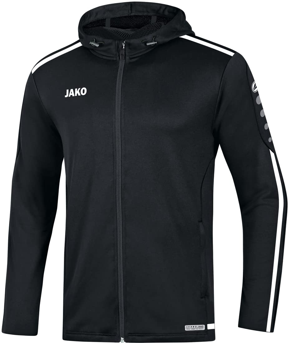 JAKO Kinder Tw-trikot Striker 2.0, rot/anthrazit, 152, 8905 128 Schwarz/Weiss, 128 Schwarz/Weiß