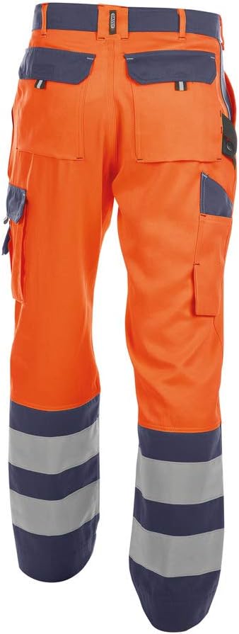 DASSY® Lancaster Warnschutz Bundhose DASSY HIVIS PESCO 70 - HIVIS STOFF NEONORANGE/DUNKELBLAU 54 PLU