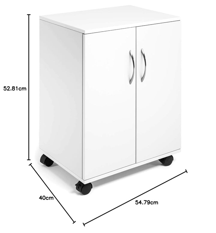 Durable Multifunktionswagen 74/53 geschlossen, weiss, 311502 Geschlossen Weiss, Geschlossen Weiss