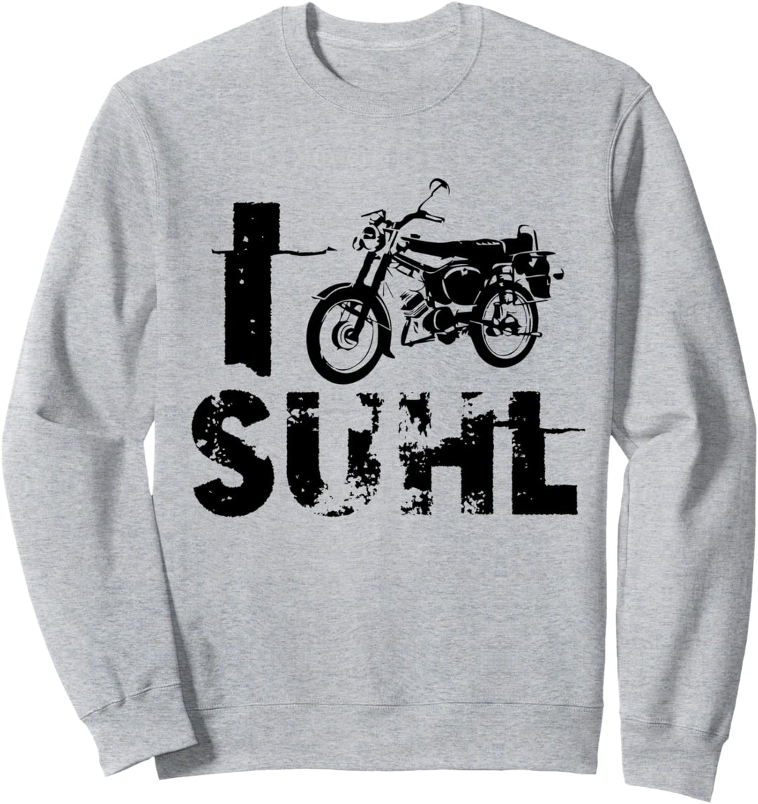I Love Suhl Simson S51 Oldtimer Moped Fan Geschenk Sweatshirt