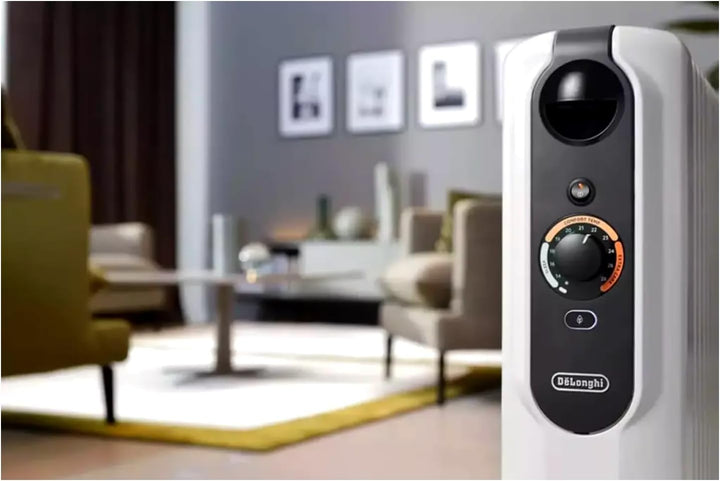 De'Longhi Radia S EasyTronic – Ölradiator für Räume bis 75 m³, Elektrische Heizung mit Energiesparmo