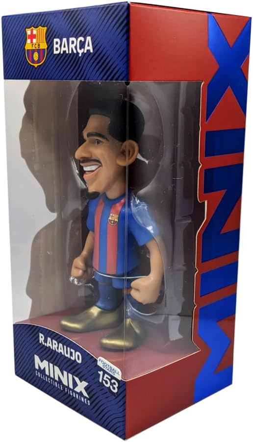 MINIX - FC Barcelona – Araujo 4#153 – Sammelfigur, 12 cm