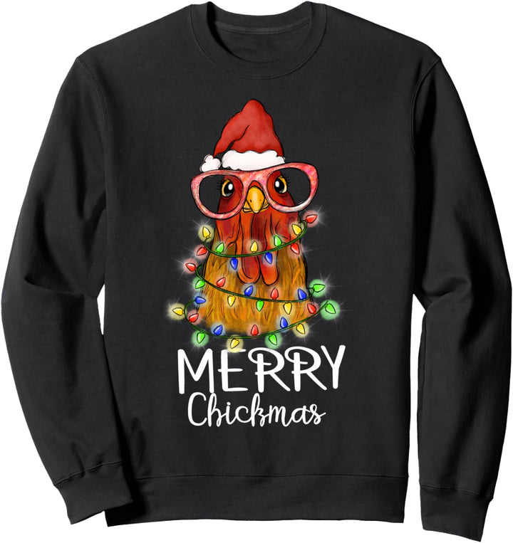 Weihnachtspullover Huhn Hühner Landwirt Geschenk Weihnachten Sweatshirt