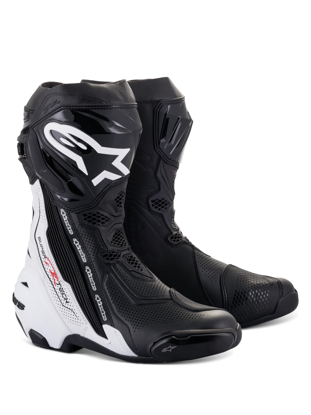 Alpinestars Herren Ridge V2Gummistiefel Large Schwarz Weiss, Large Schwarz Weiss