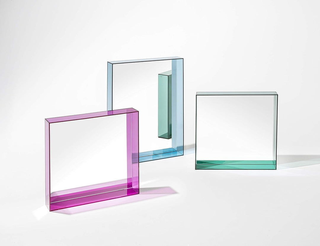Kartell Only Me, Bambus, crystal, 9 x 70 x 50 cm 50 x 70 Cristallo, 50 x 70 Cristallo