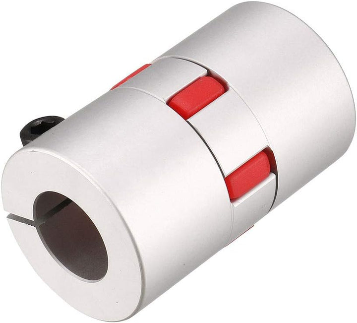 sourcing map Wellenkupplung 20mm bis 20mm Bohrung L66xD40 Flexibles Kupplungsgelenk für Servo Schrit