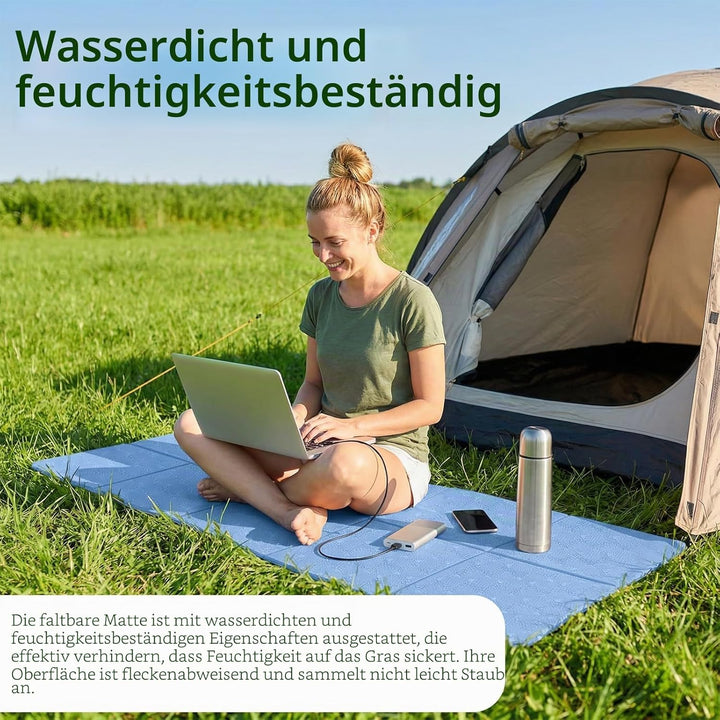 Faltbare Yogamatte Reise Leicht 183 x61x0.4 cm Reiseyogamatte Leicht Faltbar Tragbare Yoga Matte Rut