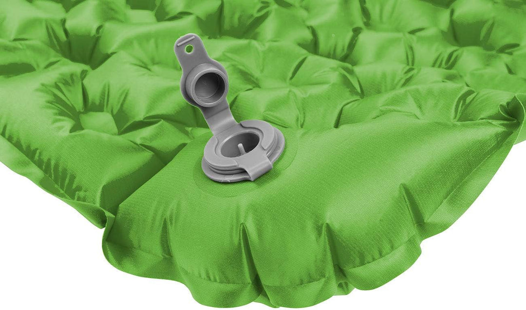 Semptec Urban Survival Technology Luftmatte: Outdoor-Luftmatratze mit integriertem Kopfkissen, aufbl