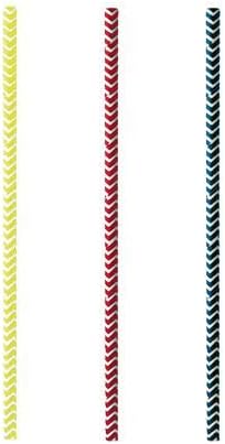 1000 Trinkhalme, Papier "pure" Ø 6 mm, 20 cm "Zig-Zag" 87517 Papstar biologische Papiertrinkhalme Pa