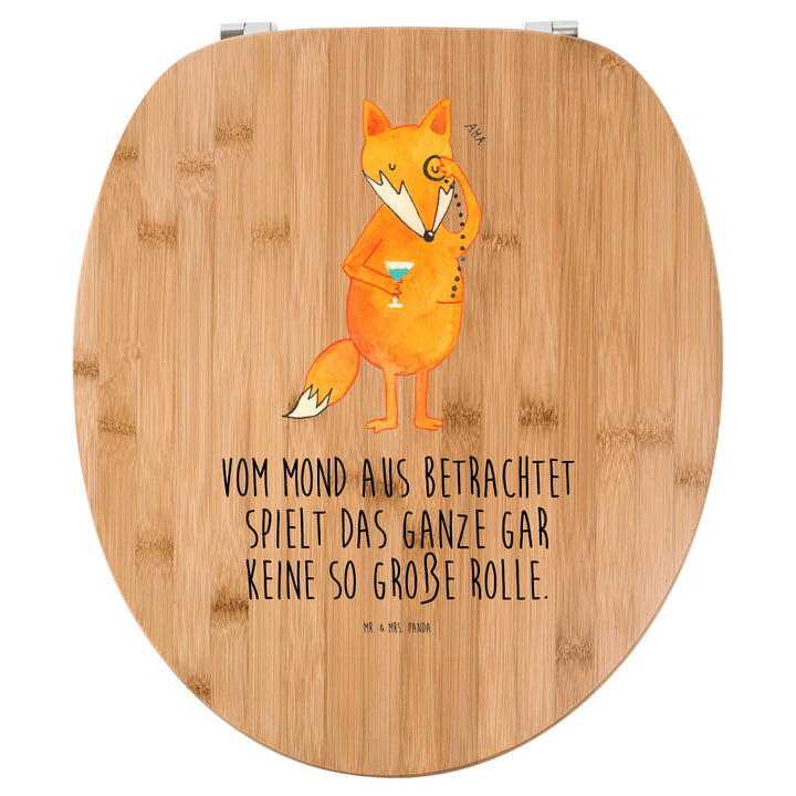 Mr. &amp; Mrs. Panda Motiv WC Sitz Fuchs Lord - Geschenk, Klobrille, Monokel, Liebeskummer Geschenk, Klo