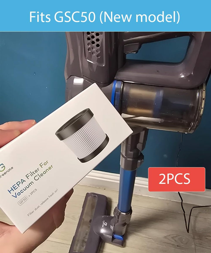 Greenote Staubsaugerzubehör - HEPA-Filter, anwendbares Modell Cyclone GSC50