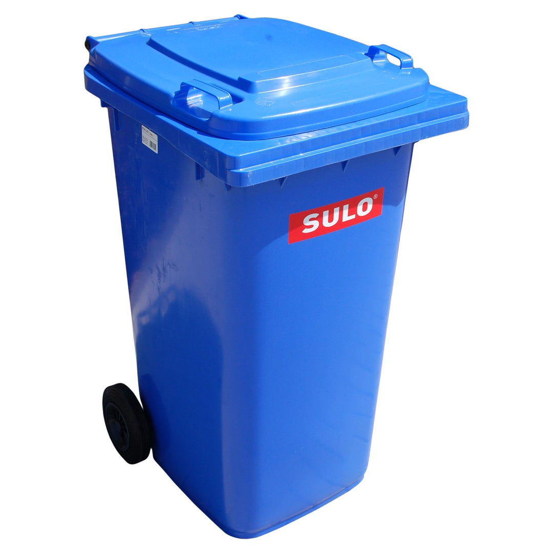 Müllbehälter, Inhalt 80 Liter, blau