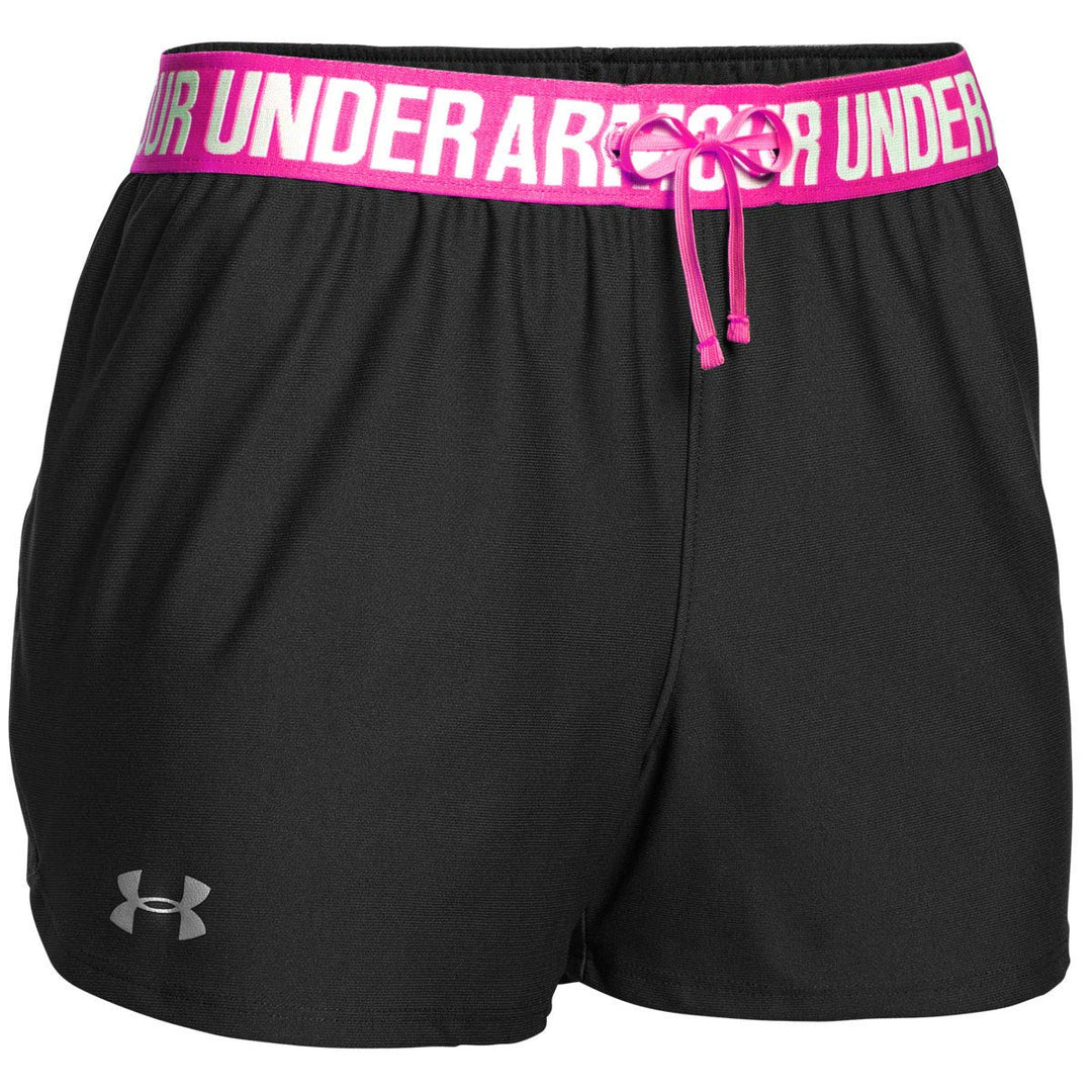 Under Armour Damen Fitness Hose und Shorts Tech L Blk, L Blk