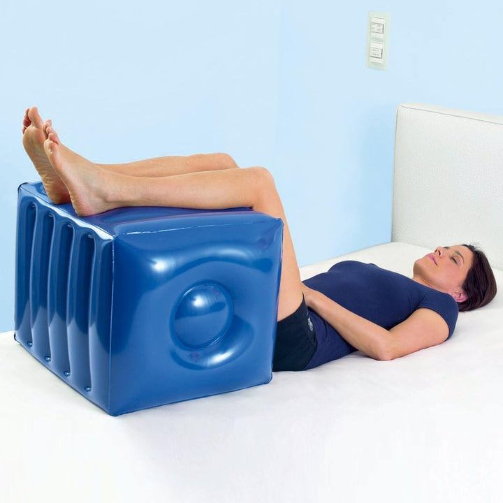 RUSSKA Unisex – Erwachsene 5879669 Entlastungswürfel aufblasbar-Stufenbett für die Bandscheibe, 39x4