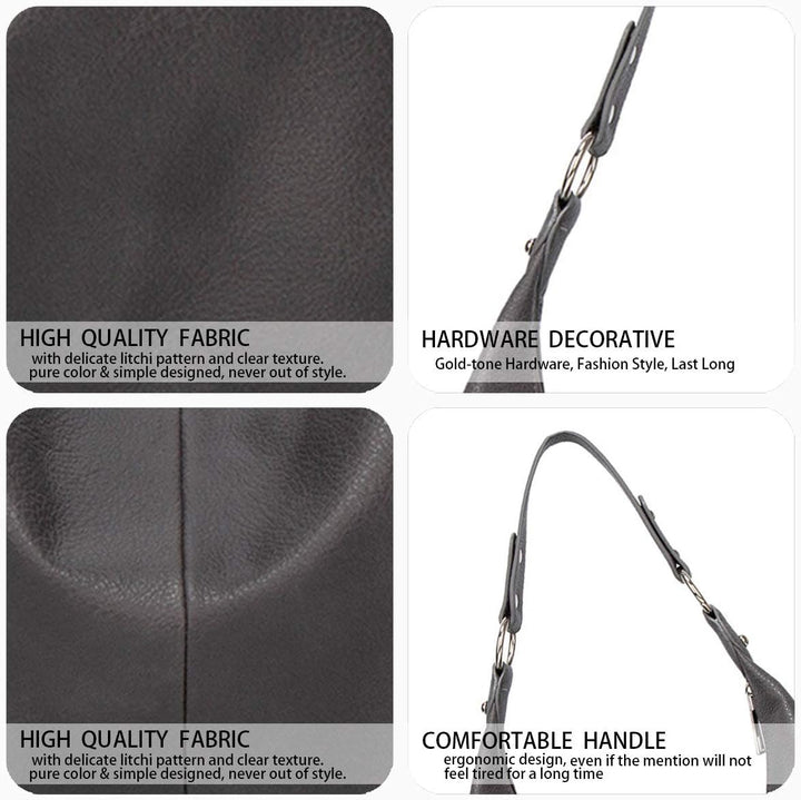 BUKESIYI Damen Tasche Handtasche Umhängetasche Schultertasche Frauen Kulturbeutel Weekender Klein PU